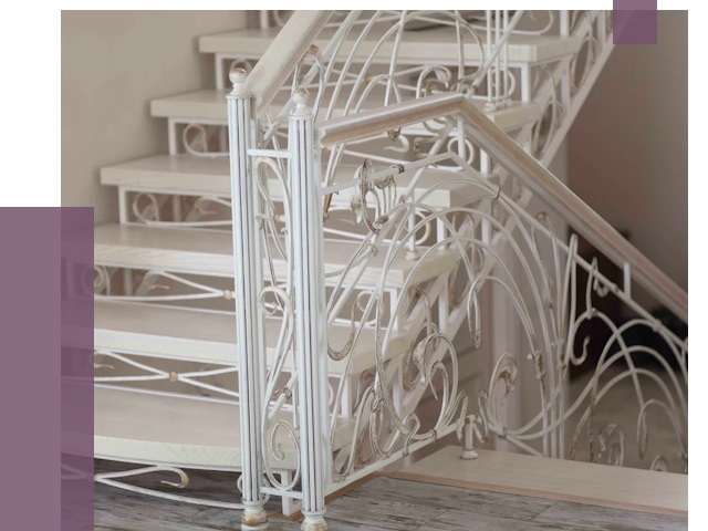 Изготовление кованых лестниц на заказ в Анжере-Судженске от 87185 руб. | ПРОЛЁТ-Нжр