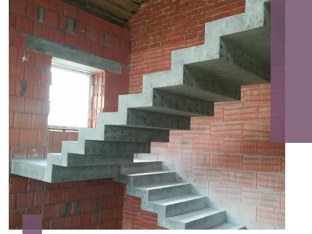 Бетонные лестницы под ключ в Анжере-Судженске: монтаж, демонтаж, ремонт