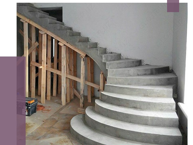 Изготовление бетонных лестниц под ключ в Анжере-Судженске от 20001 руб. | ПРОЛЁТ-Нжр