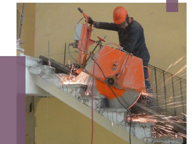 Демонтаж бетонных лестниц в Анжере-Судженске от 4616 руб. за м2 | ПРОЛЁТ-Нжр