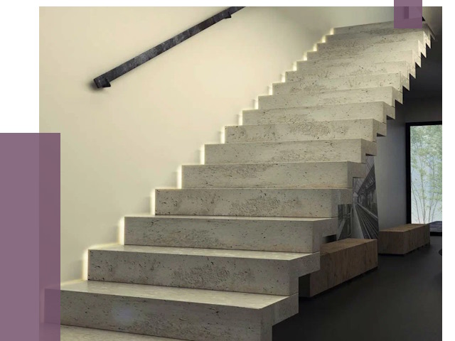 Облицовка бетонных лестниц в Анжере-Судженске от 4616 руб/м2 