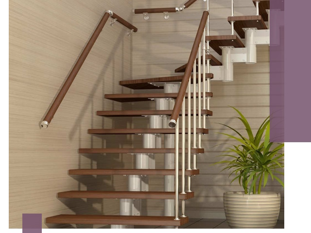 Изготовление модульных лестниц под ключ в Анжере-Судженске