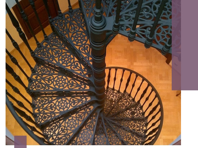 Винтовые лестницы под ключ в Анжере-Судженске: производство и монтаж