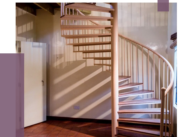 Изготовление винтовых лестниц на заказ в Анжере-Судженске от 76415 руб. | ПРОЛЁТ-Нжр