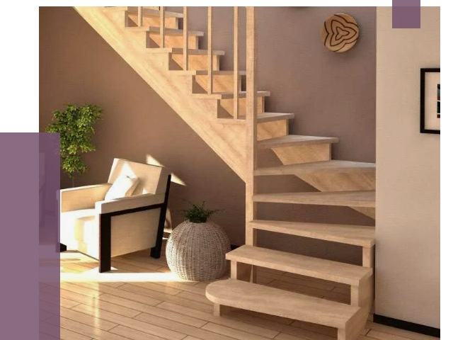 Изготовление Г-образных лестниц в Анжере-Судженске от 18975 руб. 