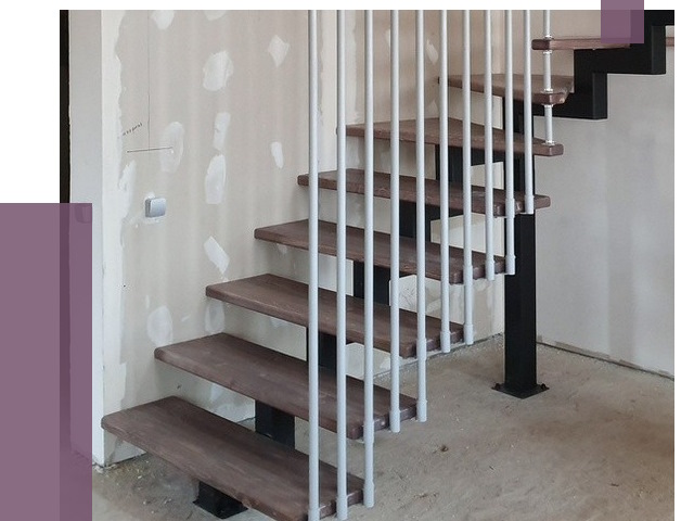 Монтаж лестниц на больцах в Анжере-Судженске от 8411 руб. — надежно| ПРОЛЁТ-Нжр