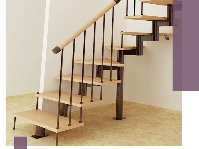 Монтаж лестниц на больцах в Анжере-Судженске — быстро и надежно