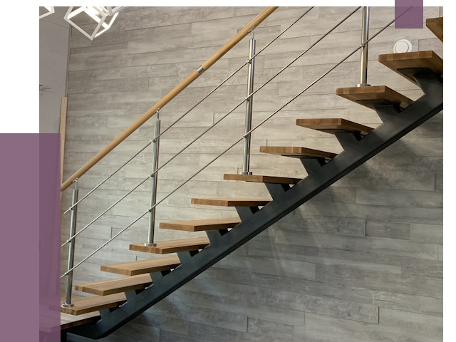 Изготовление лестниц на монокосоуре в Анжере-Судженске от 76415 руб. 