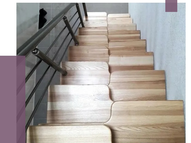 Лестницы гусиный шаг в Анжере-Судженске от 13078 руб. под ключ | ПРОЛЁТ-Нжр