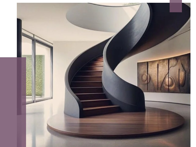 Элитные лестницы под заказ в Анжере-Судженске от 189755 руб. — ПРОЛЁТ-Нжр