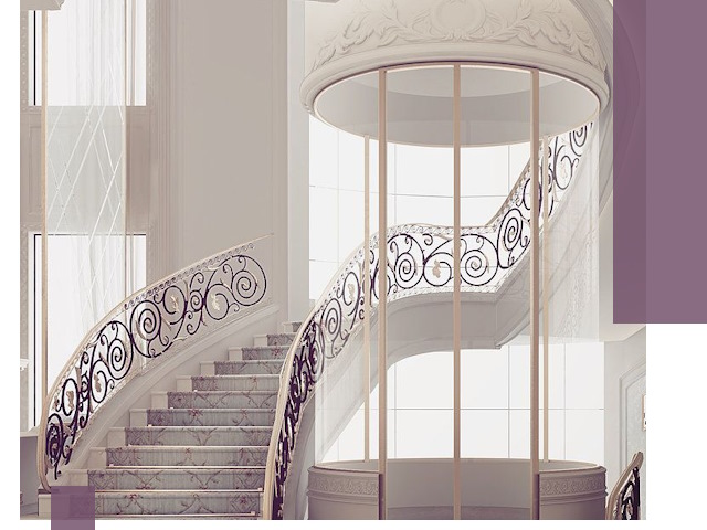 Элитные лестницы на заказ высокого класса в Анжере-Судженске