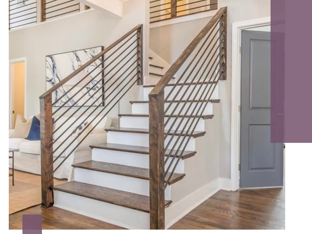 Лестницы для коттеджа под ключ в Анжере-Судженске — изготовление и монтаж