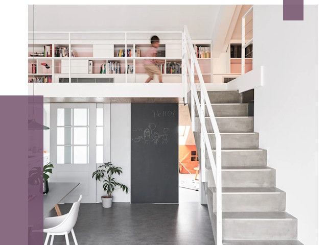 Лестницы для двухуровневой квартиры в Анжере-Судженске от 176933 руб. | ПРОЛЁТ-Нжр