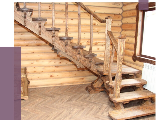 Лестницы в баню в Анжере-Судженске от 19181 руб. — изготовление | ПРОЛЁТ-Нжр