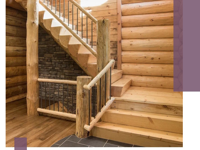 Лестницы в баню под заказ и профессиональный монтаж в Анжере-Судженске