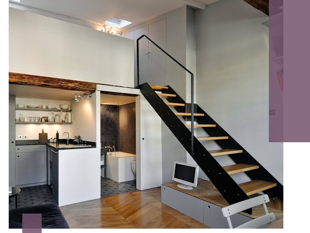 Лестницы на антресоль под ключ в Анжере-Судженске — изготовление и монтаж