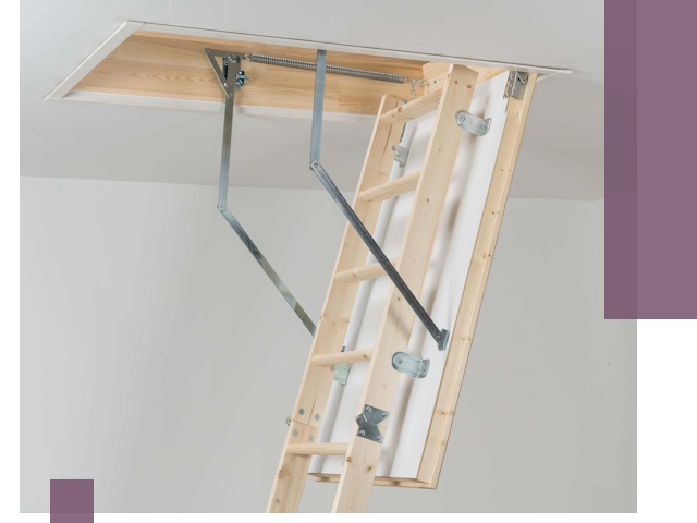 Установка чердачной лестницы под ключ в Анжере-Судженске