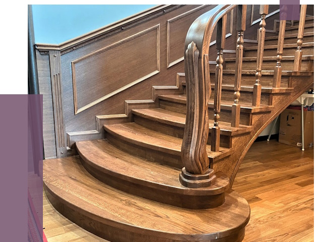 Дубовые лестницы под ключ в Анжере-Судженске от 176933 руб. — ПРОЛЁТ-Нжр