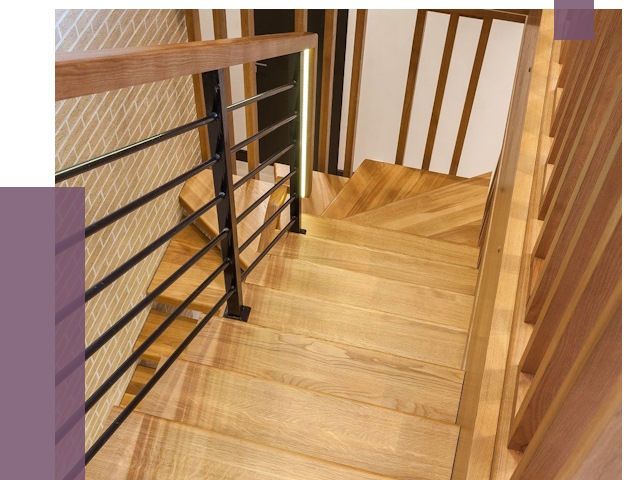 Лестницы из ясеня в Анжере-Судженске под ключ от 10052 руб. 