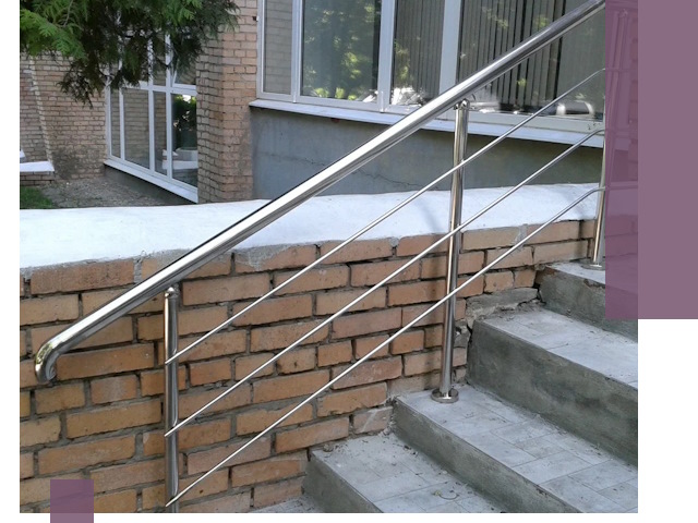 Перила из нержавеющей стали высокого качества в Анжере-Судженске