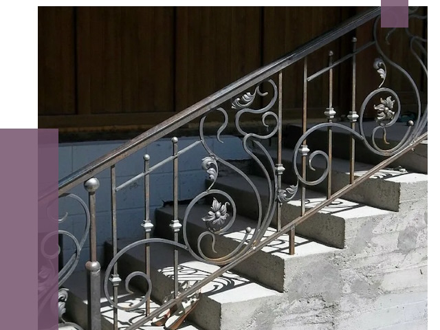 Кованые перила в Анжере-Судженске от 8718 руб. под ключ — качество от ПРОЛЁТ-Нжр