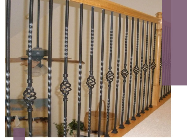Изготовление и монтаж кованных перил в Анжере-Судженске под ключ