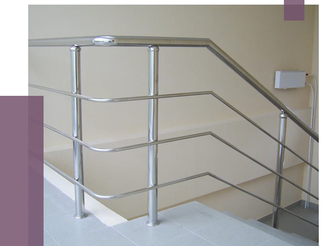 Алюминиевые перила в Анжере-Судженске от 6359 руб. под ключ | ПРОЛЁТ-Нжр