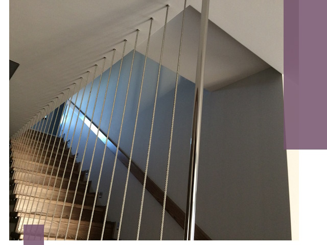 Тросовые перила под ключ в Анжере-Судженске — производство и монтаж