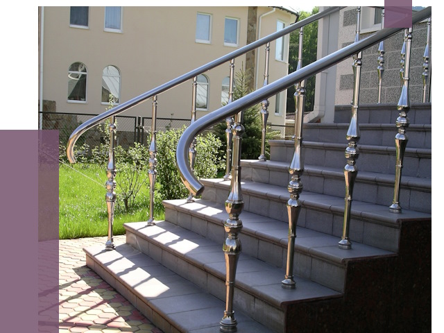 Перила для крыльца в Анжере-Судженске от 10770 руб. — монтаж ПРОЛЁТ-Нжр