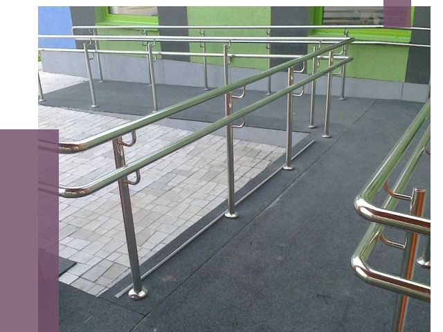 Ограждения пандусов в Анжере-Судженске от 4359 руб. монтаж | ПРОЛЁТ-Нжр