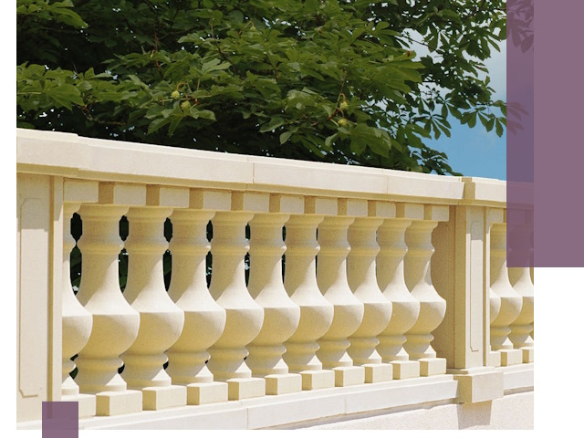 Установка балюстрады в Анжере-Судженске: изготовление и монтаж под ключ