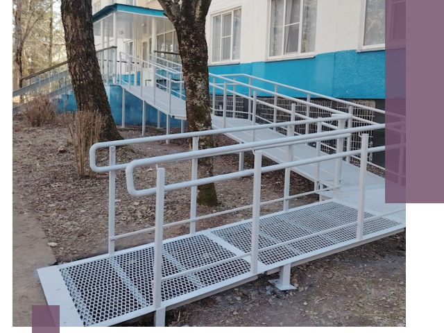 Пандусы под ключ в Анжере-Судженске: изготовление, монтаж и демонтаж