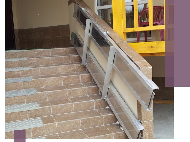 Откидные пандусы под ключ в Анжере-Судженске — монтаж и демонтаж