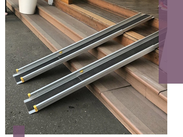 Телескопические пандусы под ключ в Анжере-Судженске — изготовление и монтаж