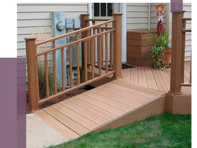 Пандус на крыльцо в Анжере-Судженске под ключ от 7795 руб. 