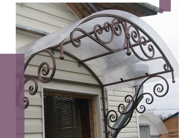 Изготовление козырьков в Анжере-Судженске от 7385 руб. — заказать | ПРОЛЁТ-Нжр