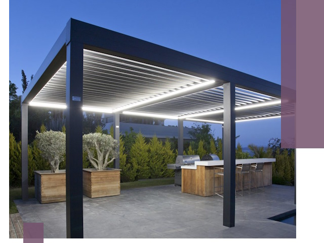 Навесы отдельно стоящие под ключ в Анжере-Судженске из металла и поликарбоната