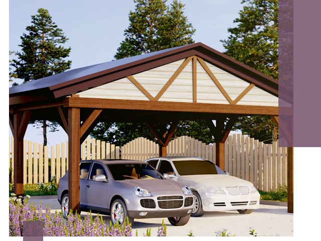 Навесы для автомобиля в Анжере-Судженске — изготовление и монтаж