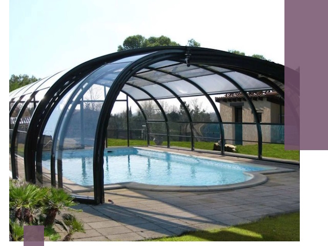 Навесы для бассейна в Анжере-Судженске: изготовление и монтаж под ключ