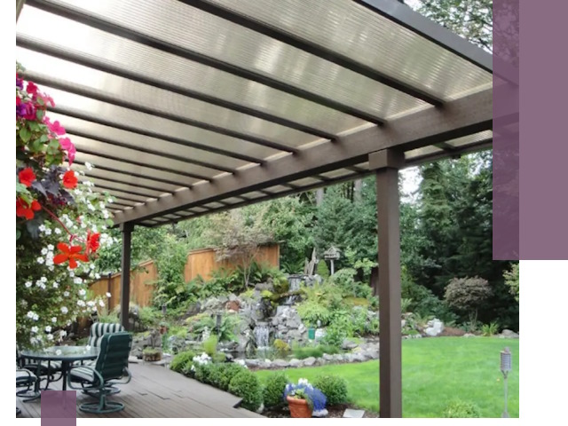 Навесы из поликарбоната под ключ в Анжере-Судженске быстро и надёжно