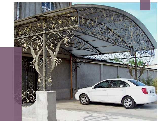 Кованые навесы в Анжере-Судженске от 14616 руб. | ПРОЛЁТ-Нжр