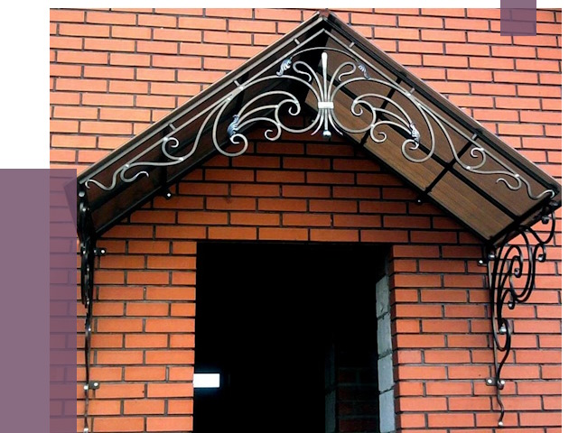 Металлические козырьки в Анжере-Судженске от 10719 руб. 