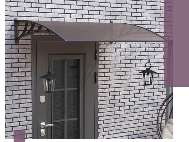 Недорогие козырьки и навесы под ключ в Анжере-Судженске