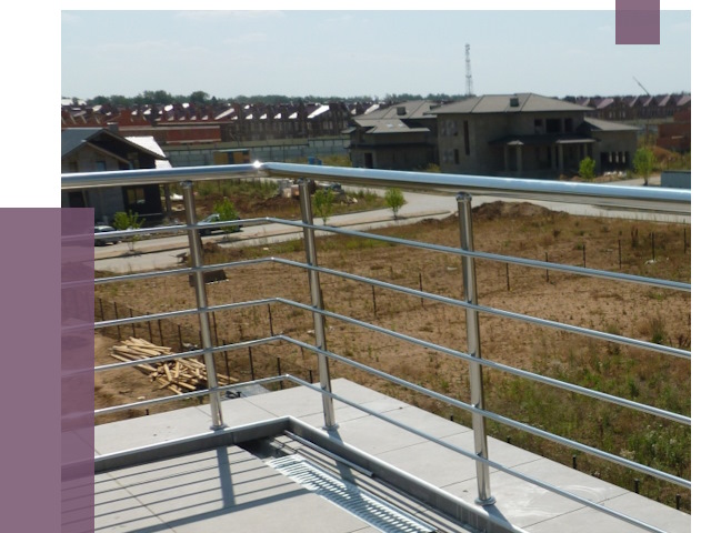 Парапеты из нержавеющей стали в Анжере-Судженске от 8000 руб. за м² | ПРОЛЁТ-Нжр