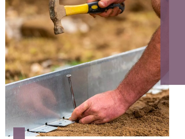 Монтаж металлических бордюров в Анжере-Судженске быстро и качественно
