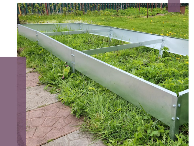 Металлические бордюры для грядок в Анжере-Судженске от 1795 руб. 