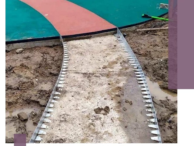 Металлические бордюры для дорожек в Анжере-Судженске — монтаж и изготовление