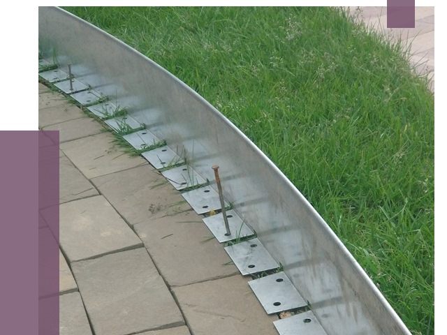 Металлические бордюры для тротуаров в Анжере-Судженске от 8718 руб.