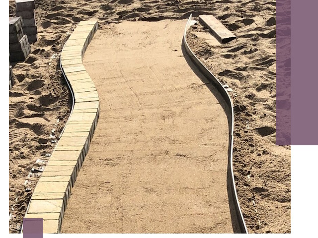 Металлические бордюры для тротуаров в Анжере-Судженске — прочные и долговечные