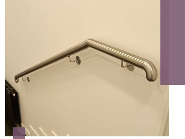 Изготовление пристенных поручней в Анжере-Судженске под ключ за сроки